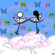 Couple flying